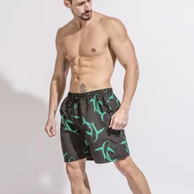 Шорты для плавания с принтом для мужчин, купальный костюм для серфинга, пляжные шорты, купальный костюм для мужчин, купальные плавки, купальные шорты, бермуды, одежда для плавания