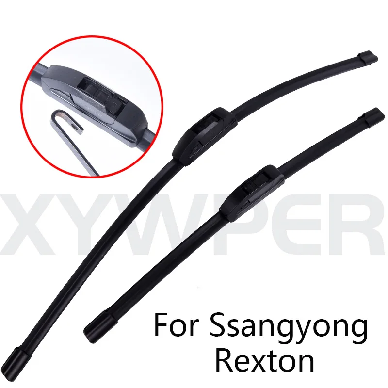 Winshield Стеклоочистители Лезвия для автомобилей Ssangyong Rexton с 2002 2003 2004 2005 до 2012