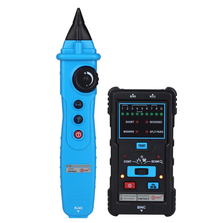 FWT01 BNC Network Cable Tracker Malfunction Error Tester Detector