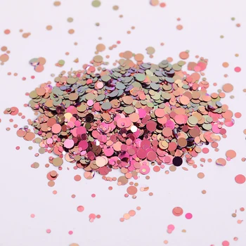 

1g Chameleon Nail Sequins AB Colors Mixed Size Round Shape Flakes Paillette 3D Nail Art Glitter Decoration Tips in Box