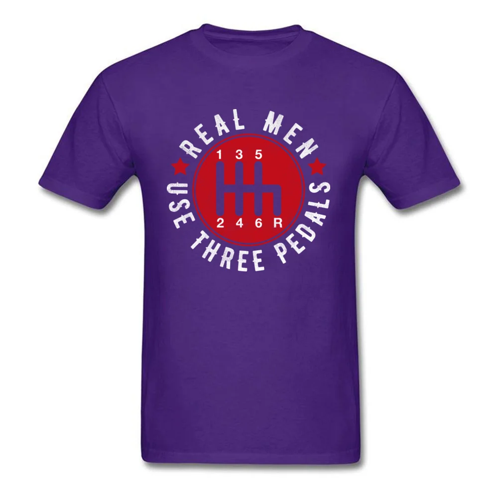 Real Men Use Three Pedals Six Speeds_purple