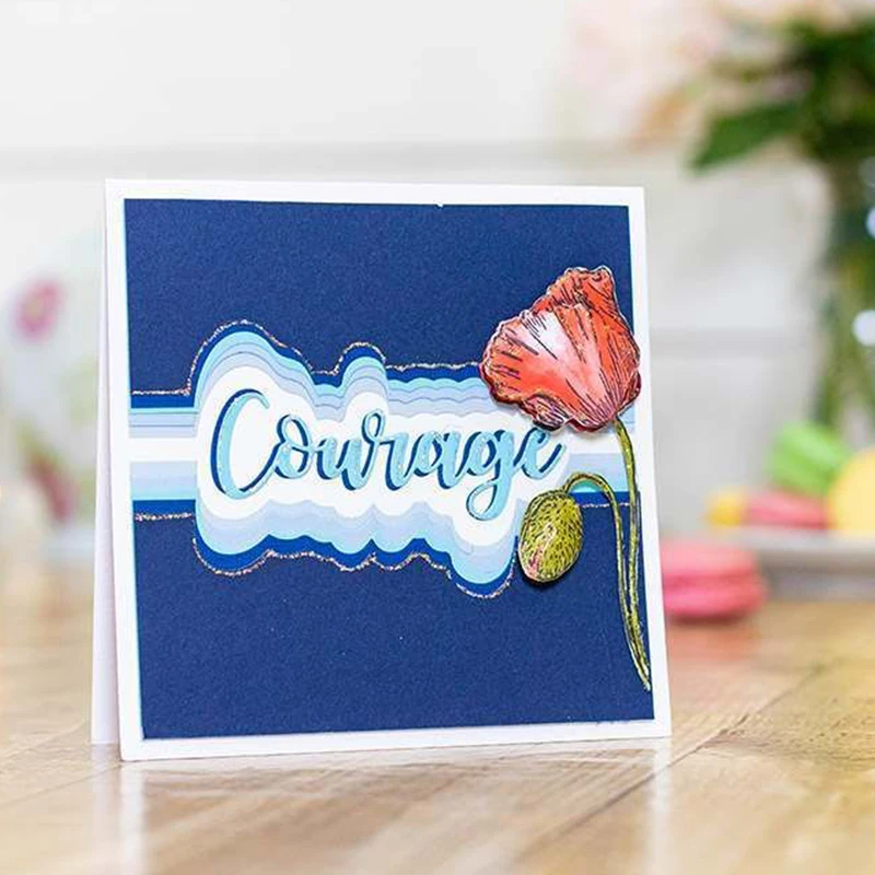 Смешанные общие фразы Вырубные штампы DIY альбом для карт фото изготовление