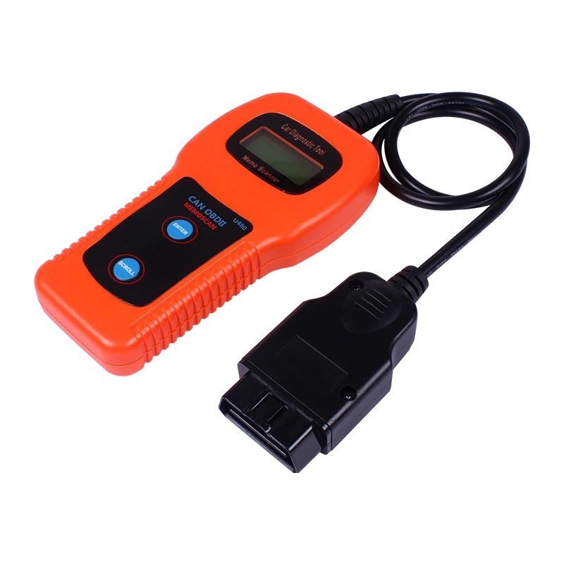 Лучший U480 CAN-BUS OBD OBD2 считыватель кодов Сканер U480 считыватель кодов U480 сканер