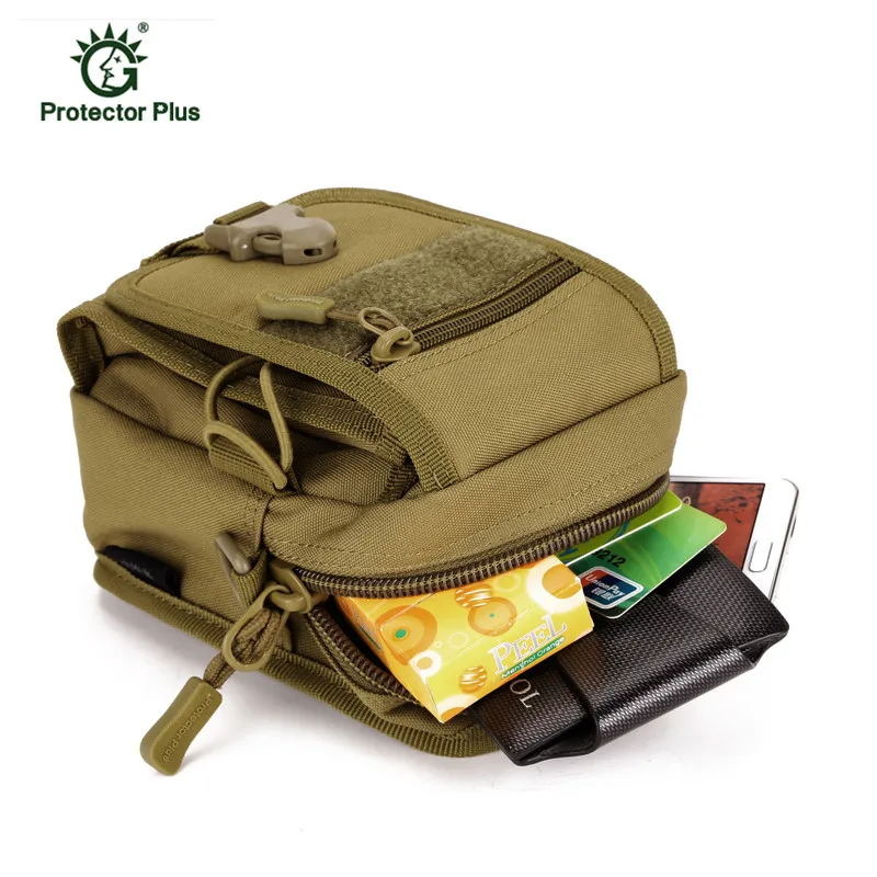 Military Tactical Bag Nylon Waterproof Molle Pouch Running Package Climbing Travel Hiking Bags For 5.5 inch Mobile Phone