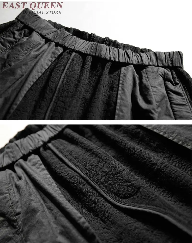 Китайские мужские льняные черные штаны китайская мужская одежда штаны для кунг-фу KK6477