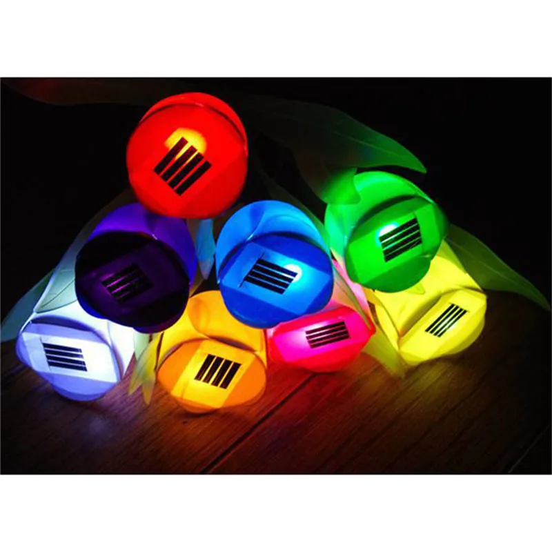 

Novelty Tulip Flower Solar lamp IP65 6V Outdoor Yard Garden Solar Power LED Lamp Lawn Decoration Lights garden solar light