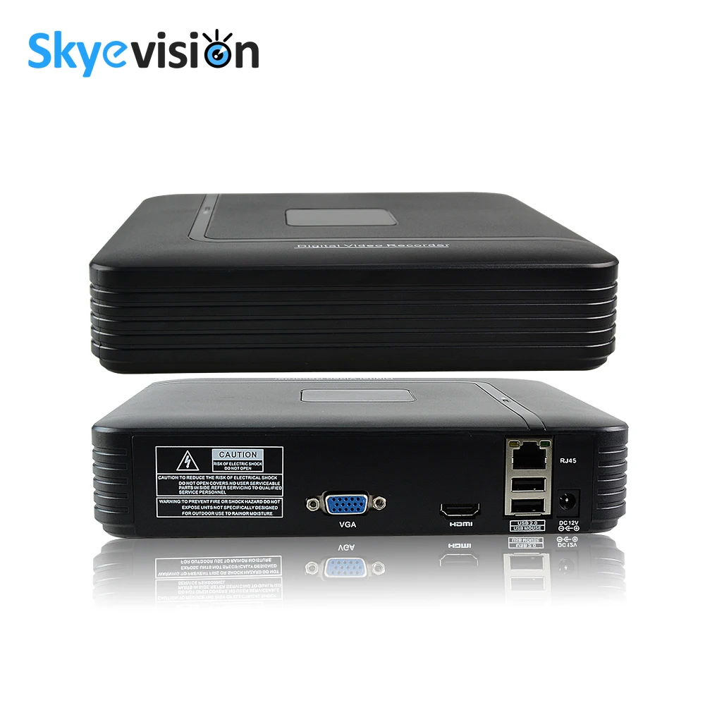 

Skyevision Mini 8CH Full HD ONVIF HDMI Video Record NVR Standalone Hi3515C 1920*1080P For IP 2.0MP 1.0MP Camera Security System
