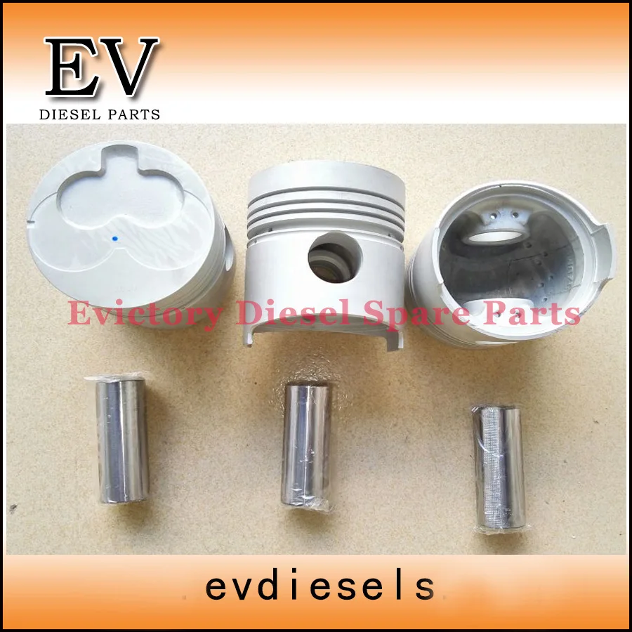

For Isuzu Mini excavator 3AD1 piston include piston pin and clip