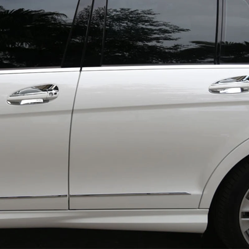 Chrome Door Handle Cover Trim Door Bowl Decoration For Mercedes Benz C W204 E W212 GLK X204 GL ML