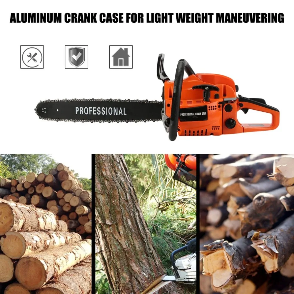 

Two Stroke Wood Cutting Saw 6200 Chain Saw Easy Start Small Engine Gasoline Chain Saw Gasoline Chain Saw