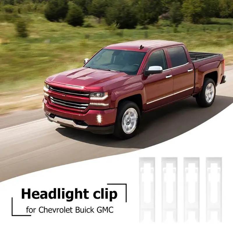 4 шт головной светильник фиксаторы фиксированный зажим для Chevrolet Buick GMC 10298115 автомобильный светильник установить авто Замена аксессуары
