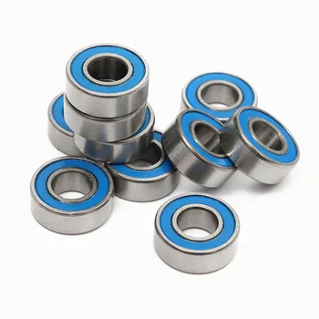 

Blue Seal Cover 10PCS ABEC-5 MR128-2RS MR128 2RS MR128 RS 8x12x3.5 mm rubber seal cover miniature deep groove ball bearing