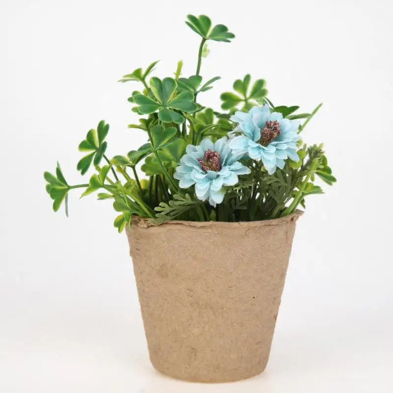 

Seedling Starter Trays Biodegradable Pulp Pots Eco-Friendly Nursery Plates E5M1