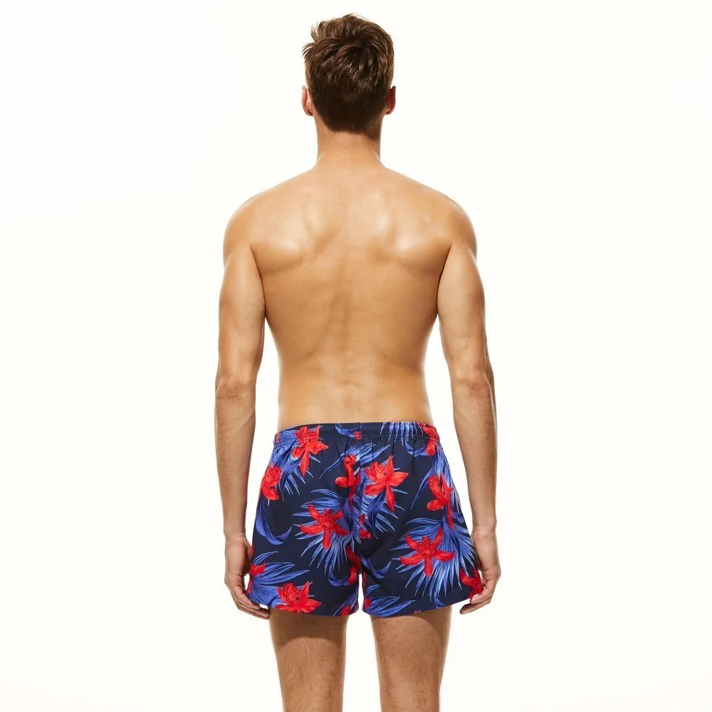 Marca Quick Dry Beachwear Verão Curto