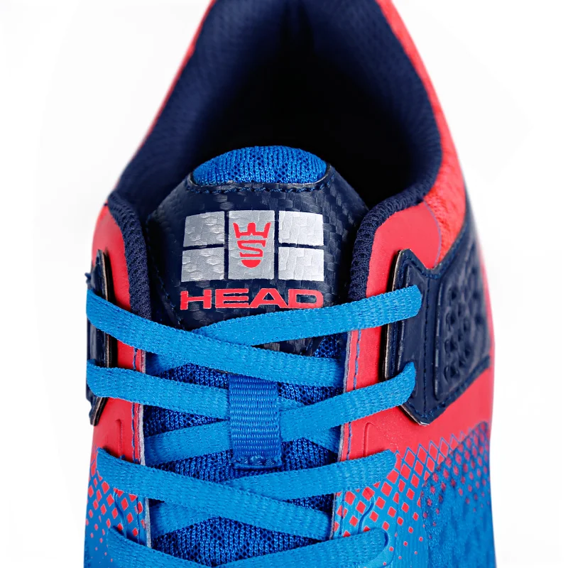 HEAD Light Breathable Badminton Shoes for Men Lace-up Sport Shoes Men's Training Athletic Shoe Anti-Slippery Tennis Sneakers