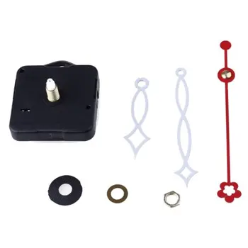 

Clock Movement Mechanism with White Hour Minute Red Second Hand DIY Tools Set