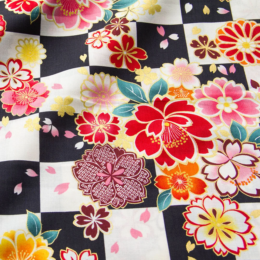 Japanese Print Cotton Fabric Japanese Retro 100 Cotton Fabric Koi