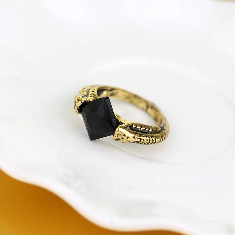 Модные бронзовые игрушки Фигурки кольца дары кольца со святыми Человек палец черный Воскрешающий камень Для мужчин кольцо