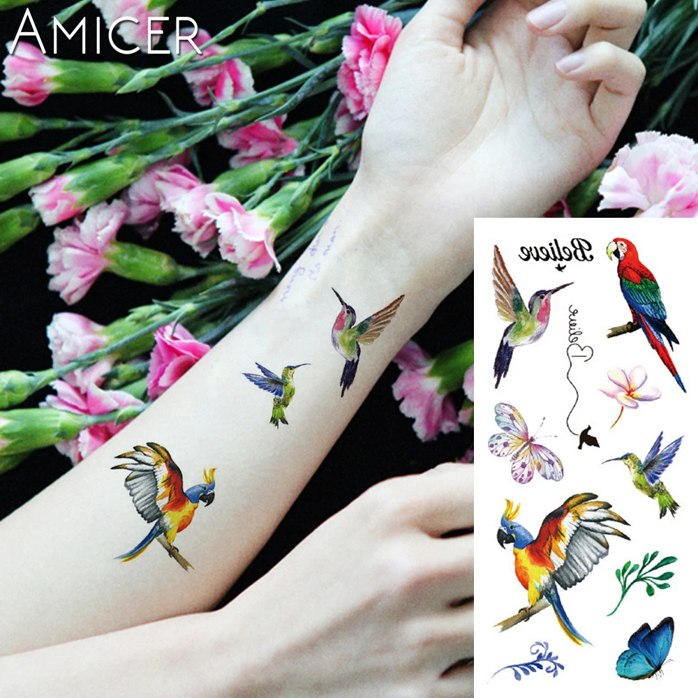 1 шт. временная тату наклейка Тигр Рор|tattoo sticker|waterproof tattoo stickertattoo stickers for women |