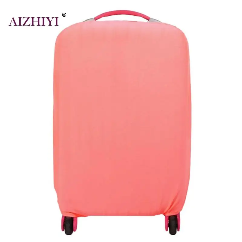 

Elastic Simple Pure Color Luggage Cover Trolley Travel Suitcase Protective Bags Dust Covers Waterproof Travel Accessories