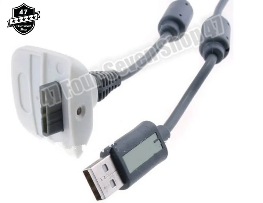 Joystick Cord for XBOX 360 USB Charger Controller Power Cable Charging
