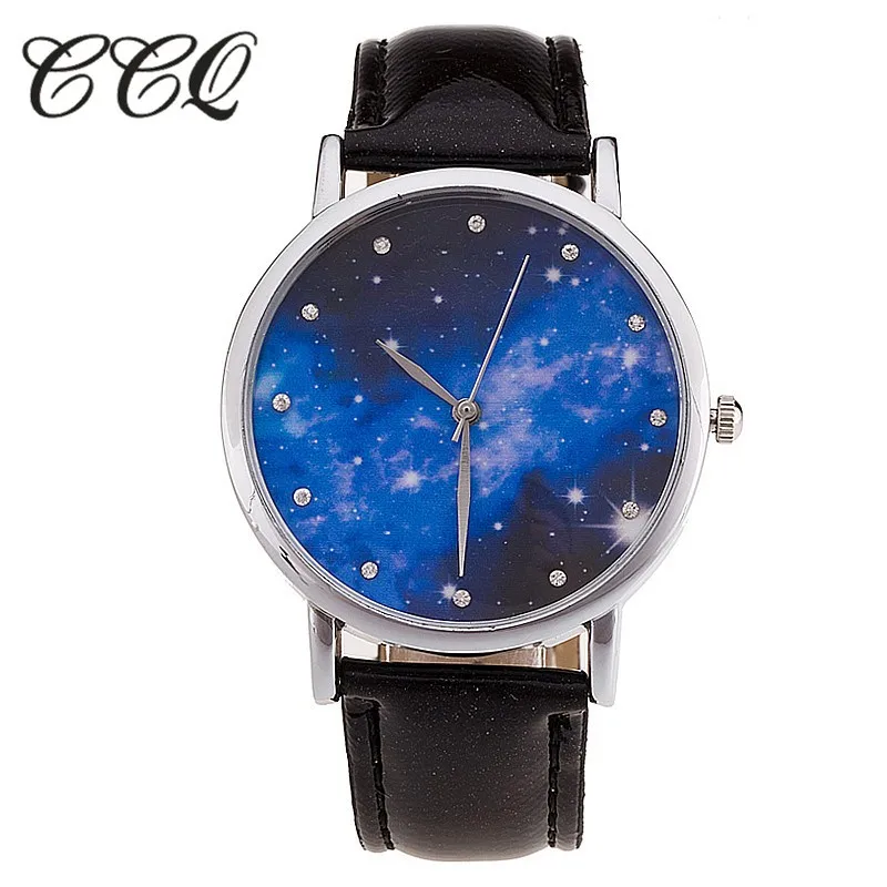

Fashion Wrist Band Watch Casual Leather Women Quartz-watches Ladies Stars Wristwatches Relogio Feminino Clock Drop Shipping C25
