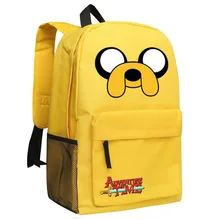 Рюкзак Adventure Time для девочек и мальчиков, школьные сумки, БМО Финн и Джейк, сумка для книг для подростков, школьные сумки