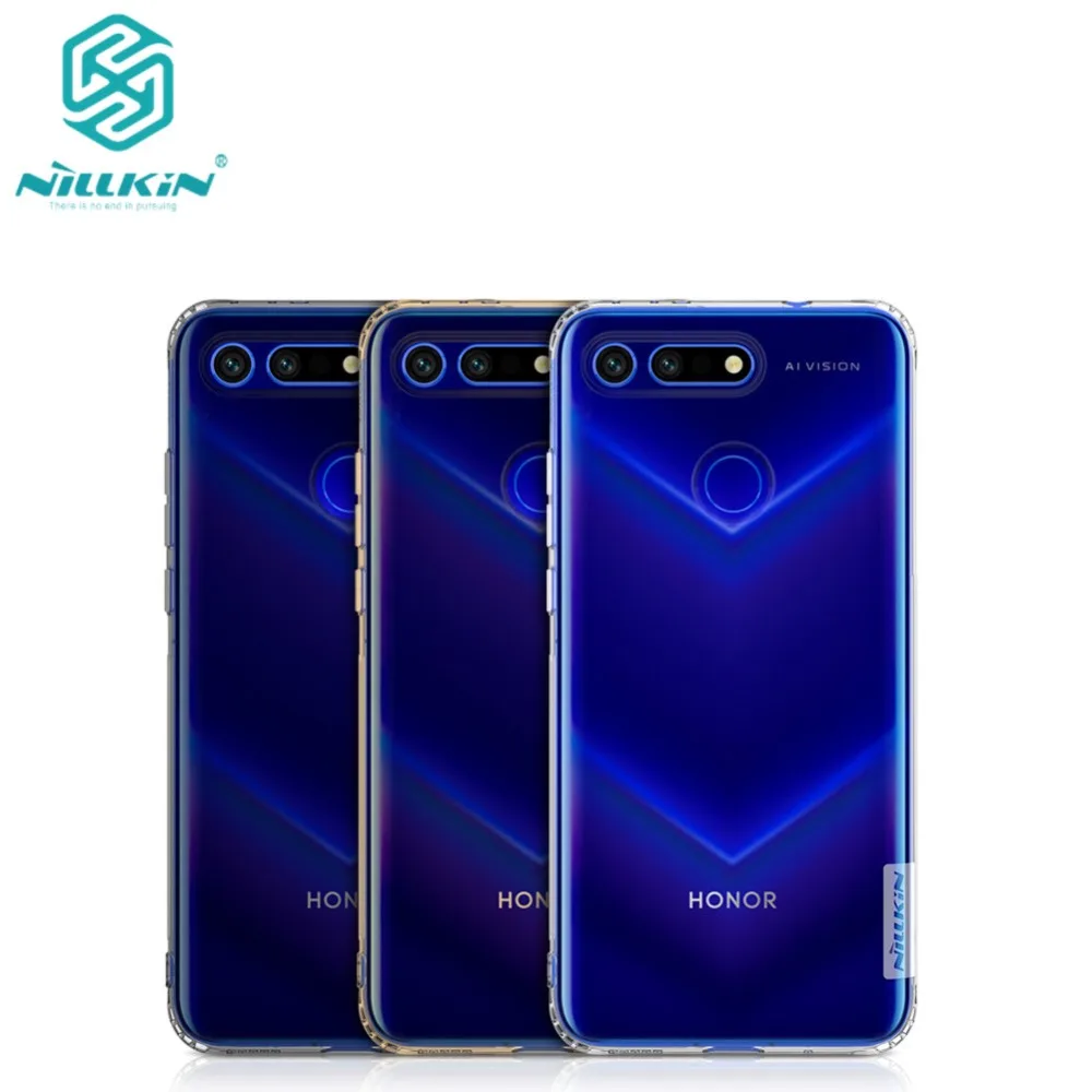 ТПУ чехол для Huawei Honor View 20 Nillkin nature прозрачный мягкий Силиконовый защитный honor |