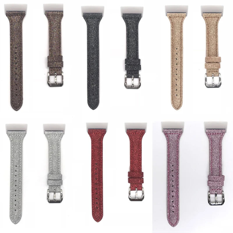 

KINGBEIKE 100% Genuine Leather WatchBands For Fitbit Charge 3 Watch Band Beautiful Design Replacement Smart Watch Strap 6 Colors