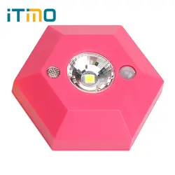 Itimo человека Средства ухода за кожей индукции высокого Яркость led pir гексагональной свет ночи коридор Кухня кабинет движения Сенсор бра