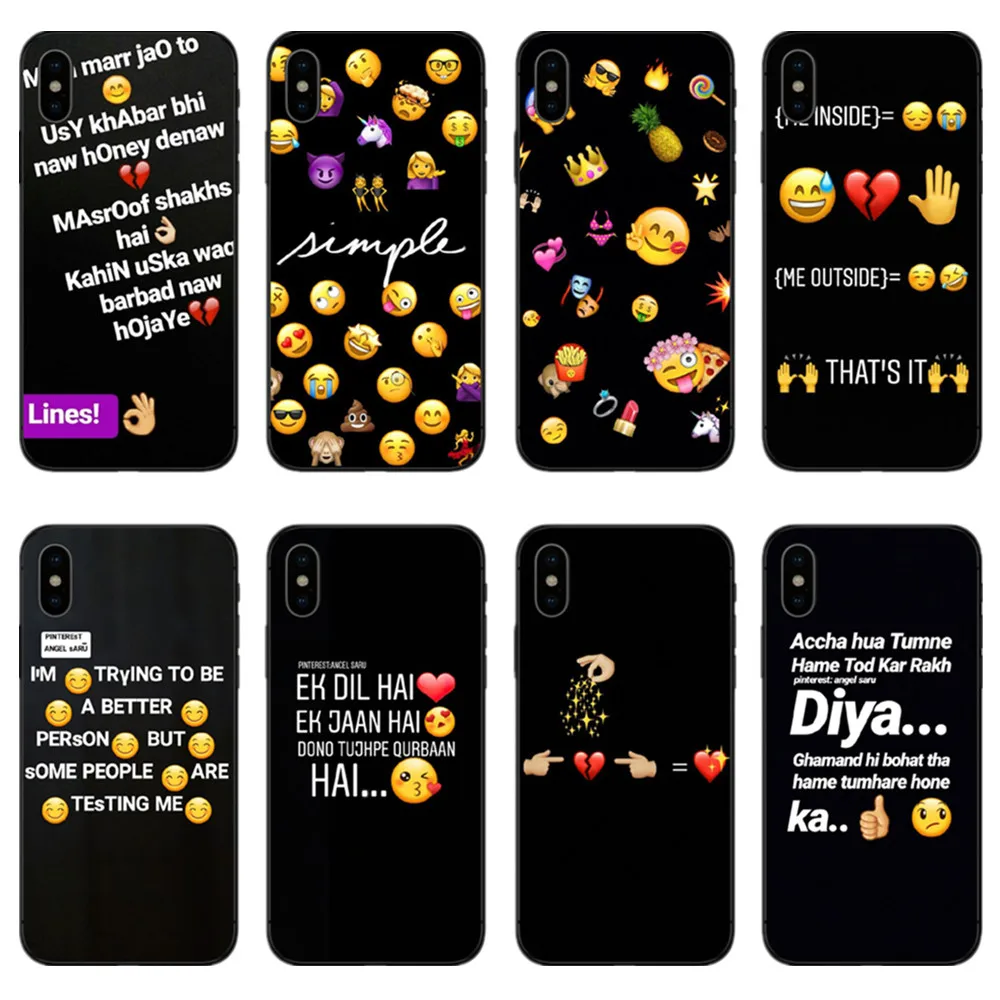 Роскошные мультфильм моды emojis Мягкие силиконовые чехол для телефона для iPhone 5 5S 5SE 6 6S 6 7 8 плюс телефон чехол для iPhone XS XR MAX X10