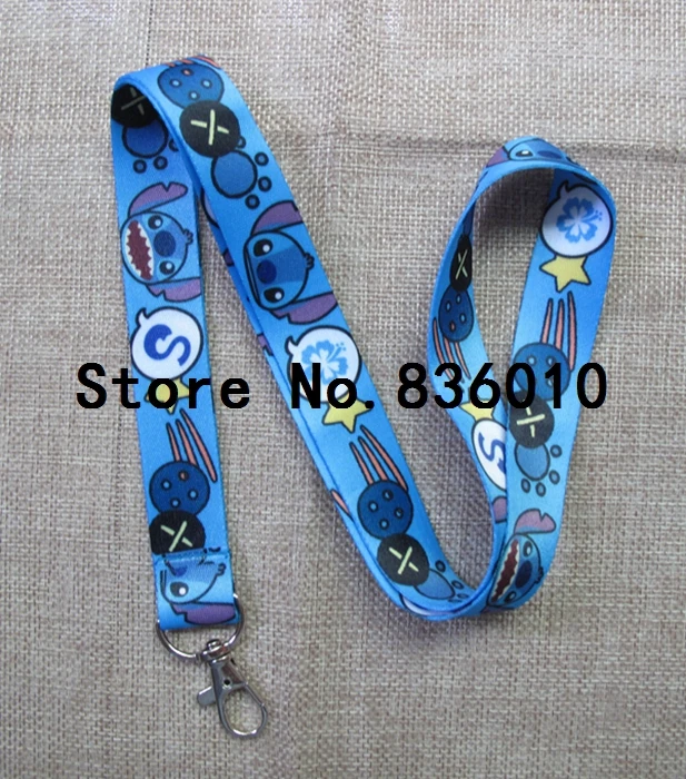 

Hot Sale 10 pcs Cartoon stitch Lanyard Key Chains Pendant Gifts Party Favors An-5
