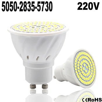 

Hot Lampada LED Lamp 5050 2835 E27 220V Ampoule LED Spotlight GU10 Bombillas LED Bulb MR16 Lamparas Spot light Candle Luz Spot