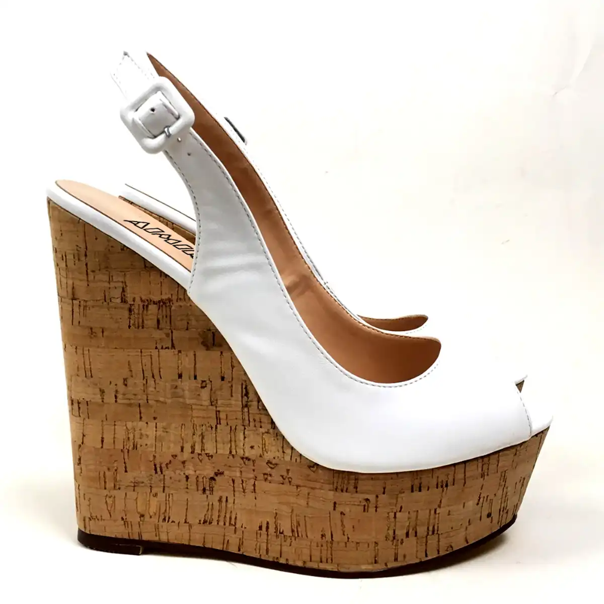 Aimirlly Women Cork Wedge Sky High Platform High Heel Sandals