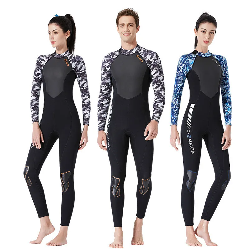 Women Full Body Scuba Dive Wet Suit 3mm Neoprene Wetsuits Winter Swim