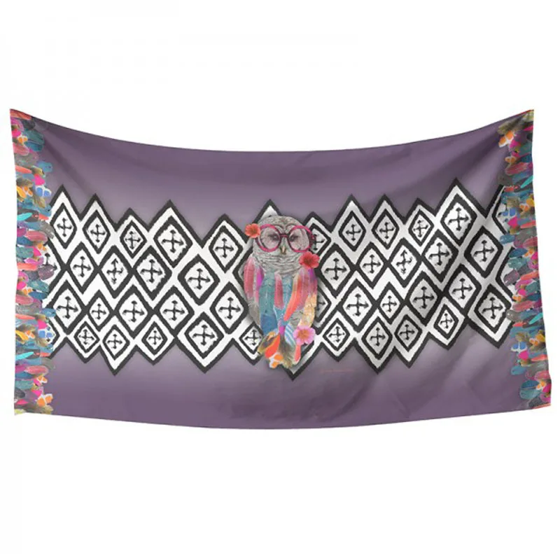 New Fashion Design Personalized Custom High Quality Soft TR Cotton Scarf Women Animals Print Series Wrap 180*90 cm |
