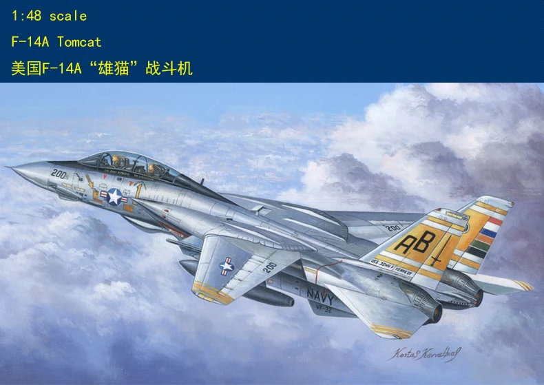 Hobbyboss 1/48 80366 F-14A Tomcat | Игрушки и хобби