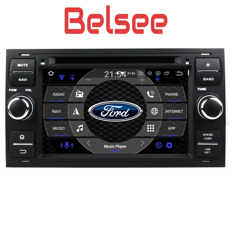 

Belsee Android 8.0 Car Head Unit Navi Radio Stereo for Ford Focus Connect S-MAX C-MAX Fiesta Galaxy Mondeo Fusion Kuga Transit