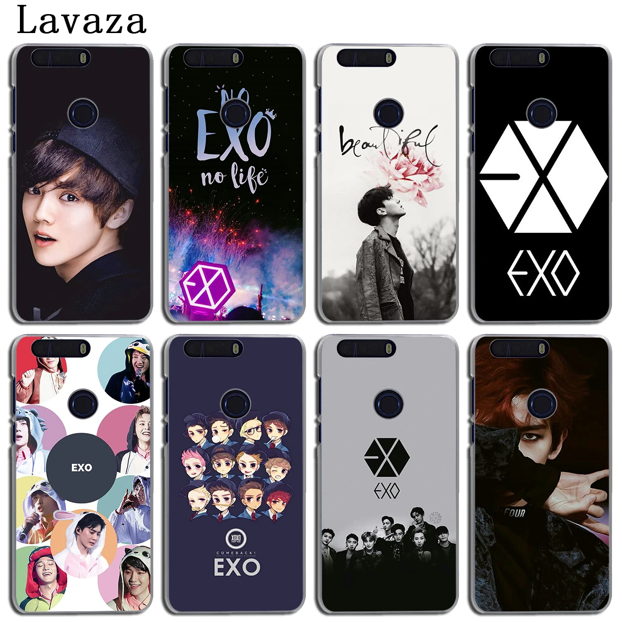 Чехол EXO band BAEKHYUN SEHUN для Huawei Y9 Y7 Y6 Prime 2019 2018 Nova 5i 4 3i 3 2i Honor 20 10 8X 8C 8 9X 9 Lite 7C 7X 7A