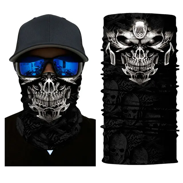 Buy Tactical Balaclava Motorcycle Skull Mask Military Windproof Balaclavas Sun