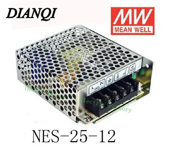 

Original MEAN WELL power suply unit ac to dc power supply NES-25-12 25W 12V 2.1A MEANWELL Top quality
