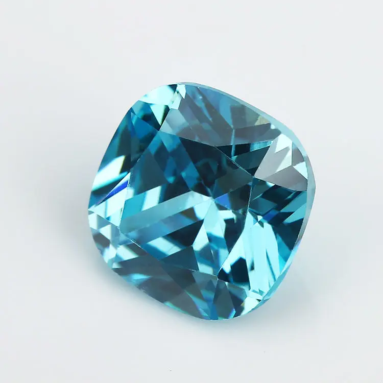 50 шт. 2x2 ~ 10x10 мм форма подушки Auqamarine синий цвет AAAAA искусственный камень