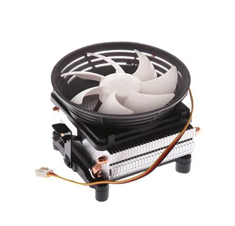 CPU Radiator Copper 2-Heat Pipe Slient Fan for Desktop Chassis AMD/Intel CPU