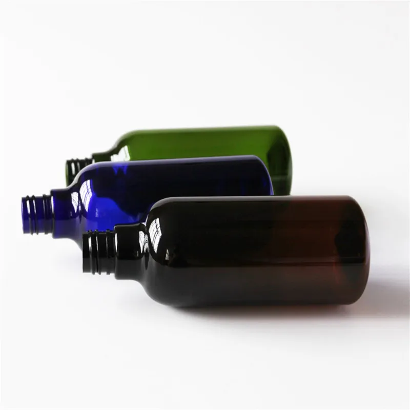 30 шт. 250 мл бутылки для лосьона Colbalt синий/янтарный 8,8 oz косметические контейнеры ПЭТ пластик зеленый Косметическая упаковка