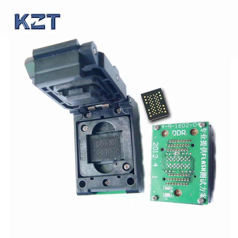 

LGA52 DIP48 Pogo pin IC Test Socket With Board Flash Programmer Adapter Burn in Socket Cleamshell Structure Adapter LGA52 socket