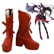 Anime Puerta Jieitai Kanochi nite Kaku Tatakaeri Enryuu-gallina Rory Mercurio Rojo Botas Zapatos de Cosplay Del Partido de Halloween Por Encargo