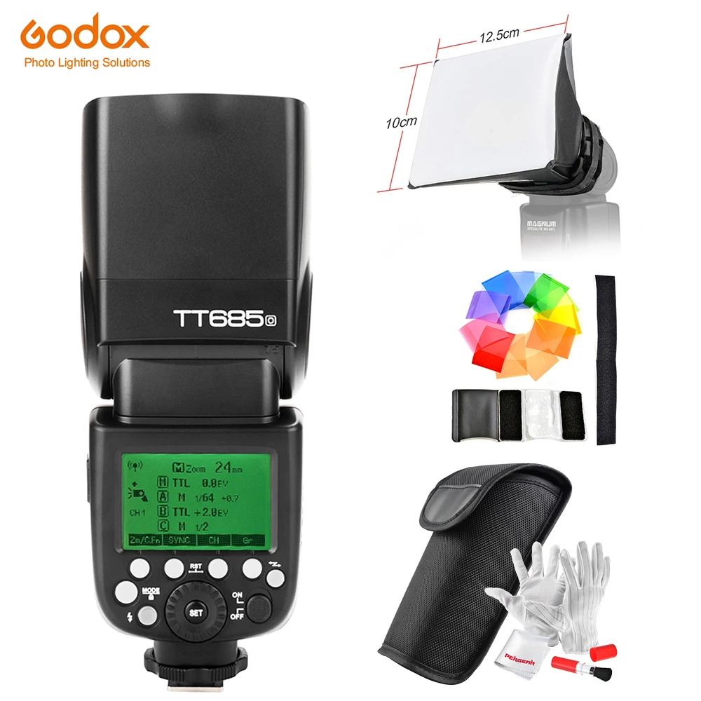 

Godox Speedlite Strobe TT685O / X1T-O Trigger for Olympus Panasonic Lumix Camera Flash TTL HSS GN60 High Speed 2.4G for E-M10II