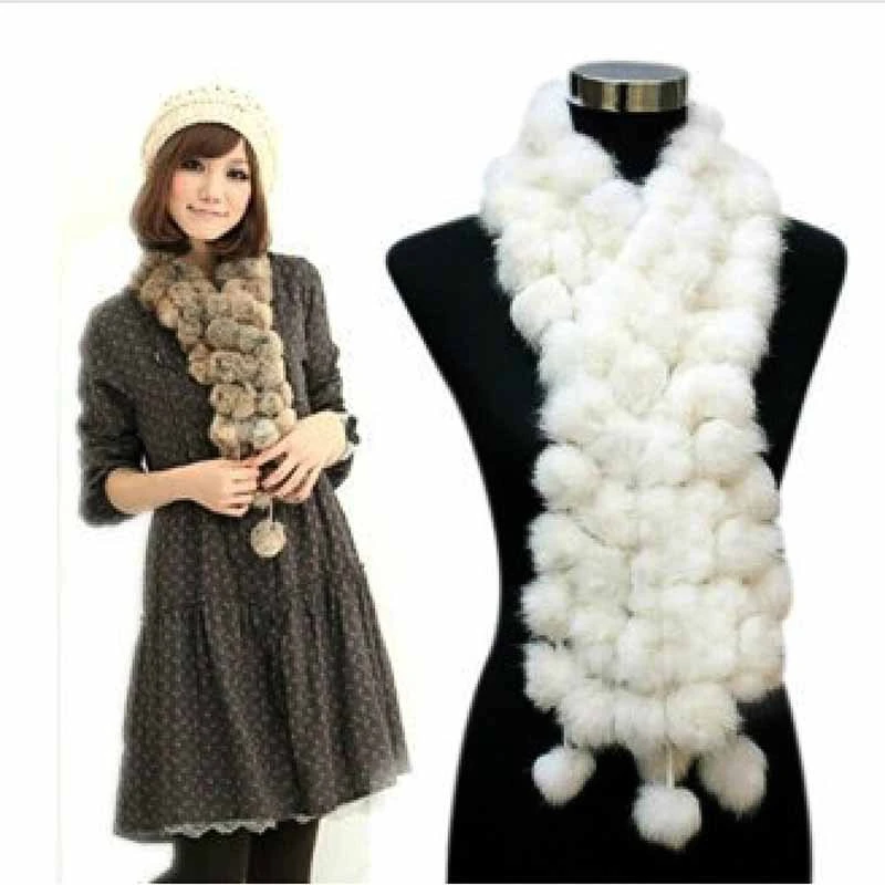 Bufanda de piel de conejo auténtica para mujer, bufandas de piel informales para mujer, de Pelo, terciopelo, conejo, largo, invierno, 2018, envío gratis|scarf ladies|rabbit fur scarffur scarf -