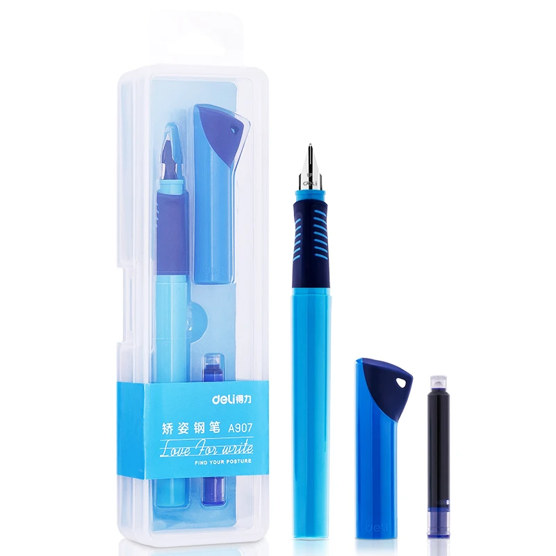 Nice Fountain Pen Ink Set Eraserable Blue Ink Fountain Pens for Student
