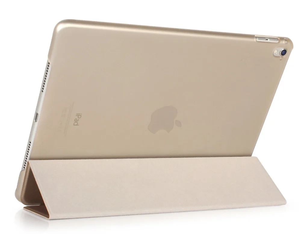 Чехол для Apple iPad Air2, резиновый чехол Ultra Slim Fit из искусственной кожи, умный чехол, прорезиненная задняя крышка для iPad6 Чехол для iPad Air 2 - Цвет: Gold-PW-Air 2